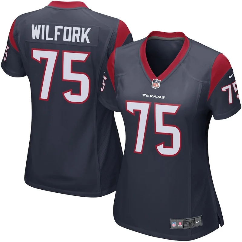 Teagan Quitoriano Houston Texans Game Jersey Player - Navy - Image 4