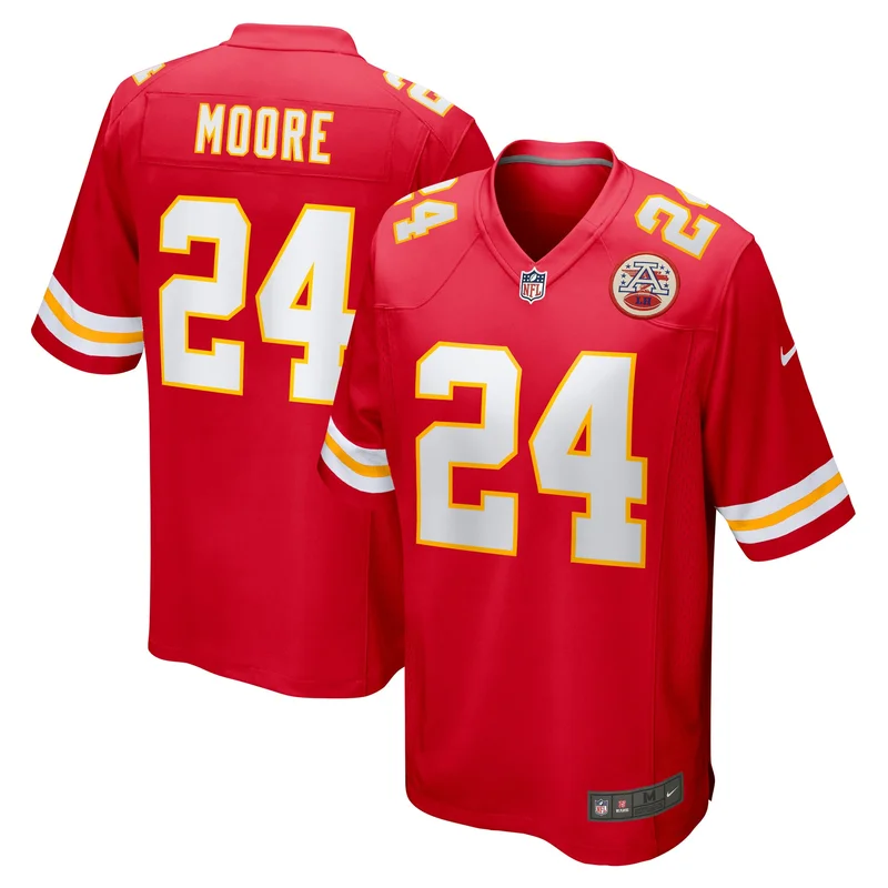 Skyy Moore Kansas City Chiefs Game Jersey Player - Red