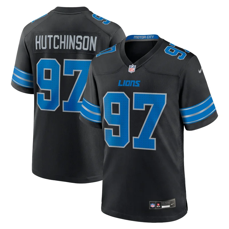 Za'Darius Smith #99 Detroit Lions Jersey Super Bowl LIX - - Blue - Image 4
