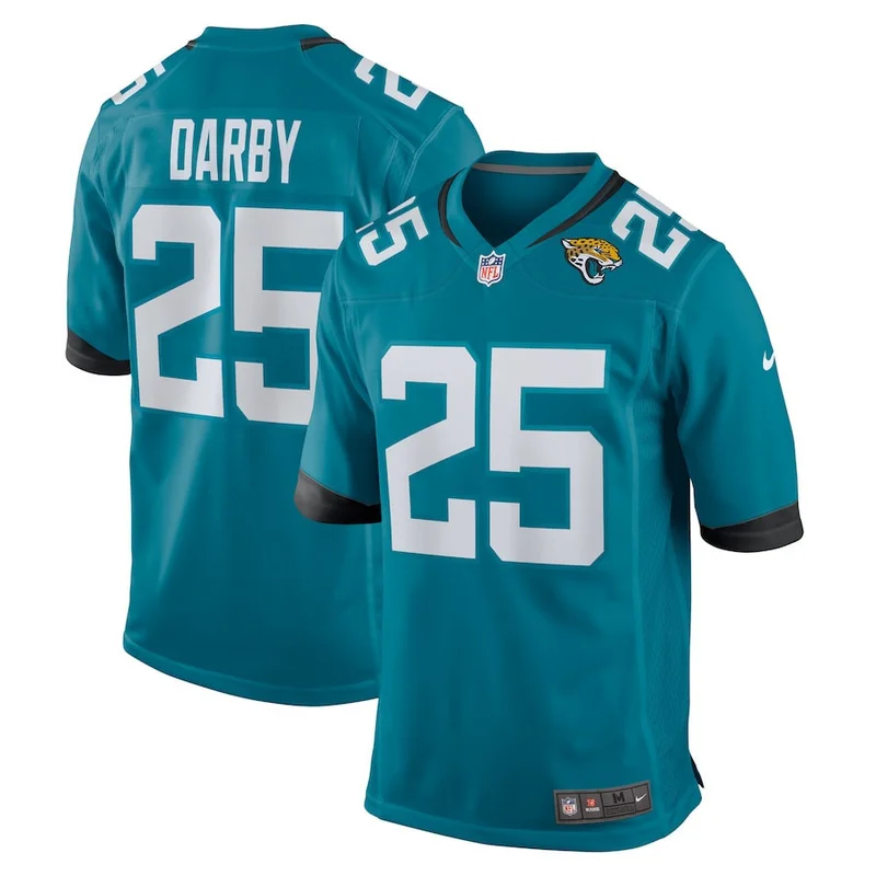 Ronald Darby 25 Jacksonville Jaguars Jersey Alternate Game - Teal