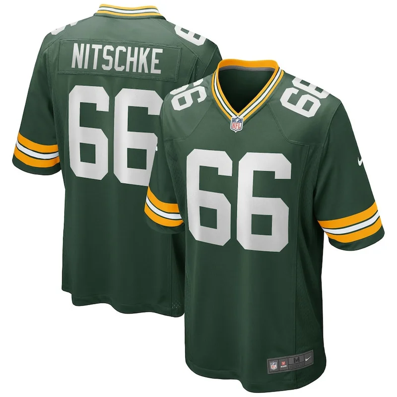Ray Nitschke 66 Green Bay Packers Game Jersey Retired - Green
