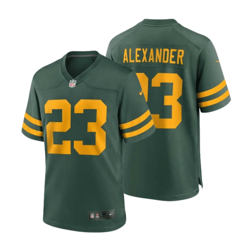 Jaire Alexander 23 Green Bay Packers Jersey 50s Classic Game - Green & Gold