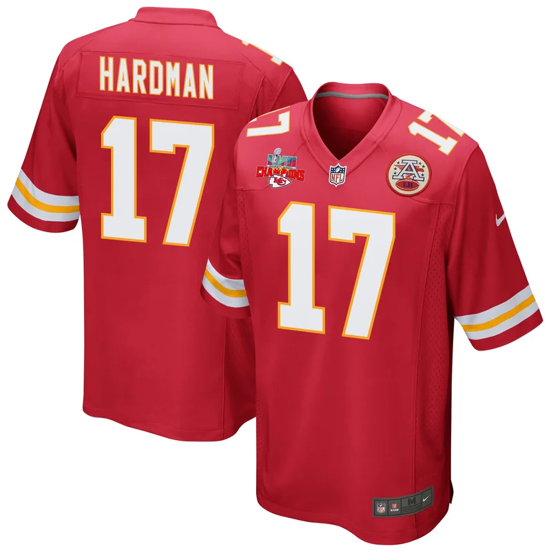 Malik Herring Kansas City Chiefs Jersey Team Game Player - Red - Image 5
