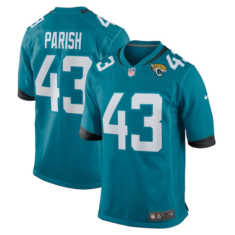 Brenton Strange 85 Jacksonville Jaguars Jersey Team Game - Teal - Image 5
