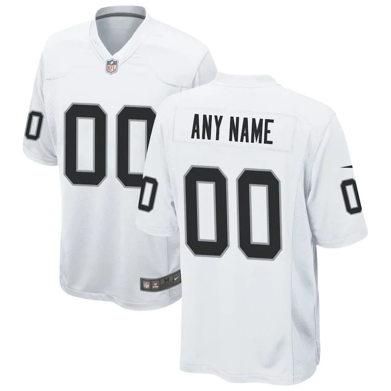 Fred Biletnikoff 25 Las Vegas Raiders Game Jersey Retired - Black - Image 4
