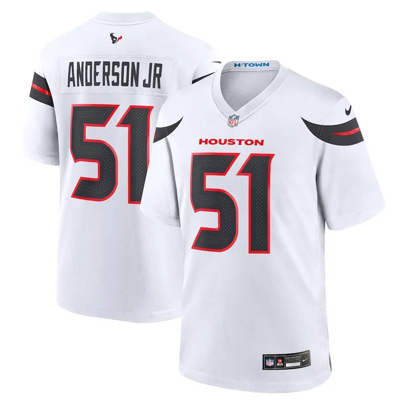 Will Anderson Jr 51 Houston Texans Jersey 2nd Alternate Game - Navy - Image 4
