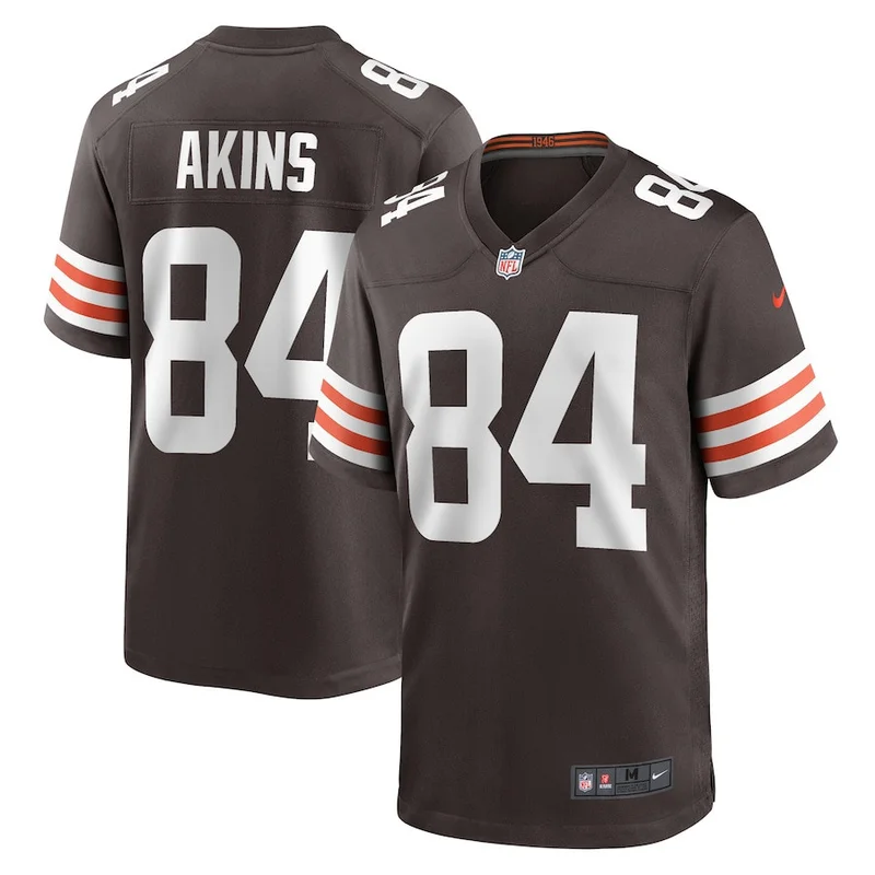 Isaiah McGuire 57 Cleveland Browns Jersey Team Game - Brown - Image 5