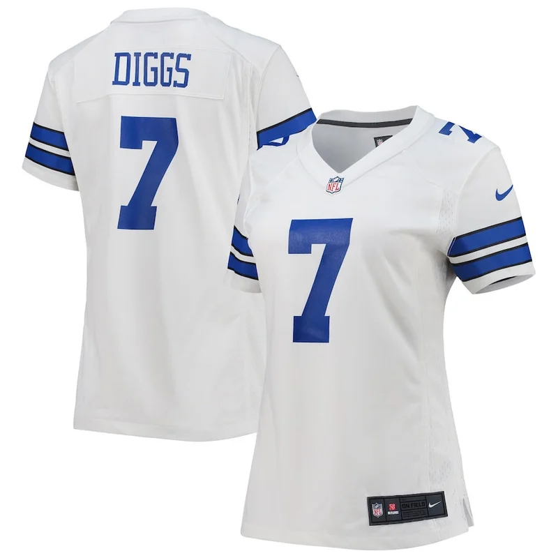 Trevon Diggs 7 Dallas Cowboys Game Jersey - White