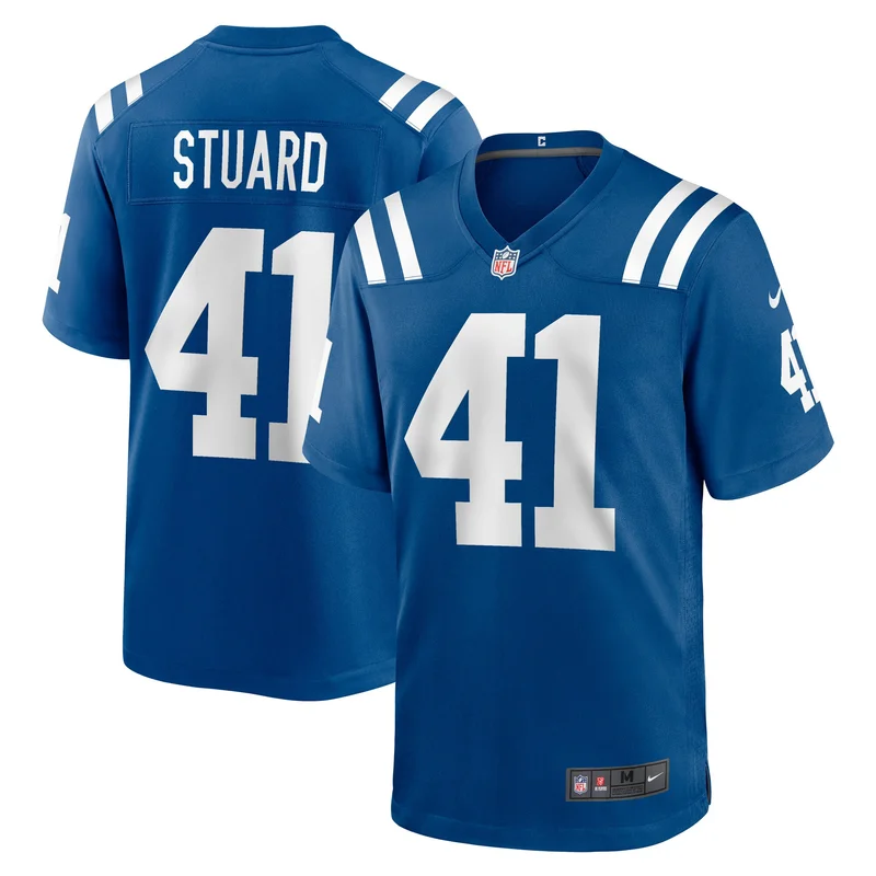 Evan Hull 26 Indianapolis Colts Jersey Team Game - Royal - Image 4