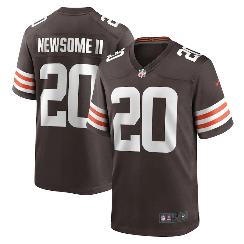 Zaire Mitchell-Paden Cleveland Browns Jersey Team Game - Brown - Image 3