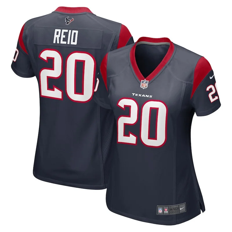Justin Reid 20 Houston Texans Game Jersey - Navy