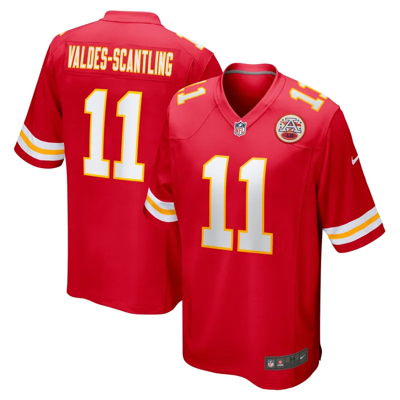 Malik Herring Kansas City Chiefs Jersey Team Game Player - Red - Image 4