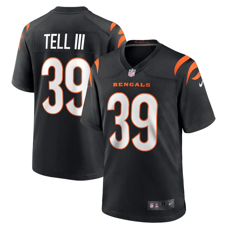 Logan Wilson Cincinnati Bengals Game Jersey - Black - Image 3