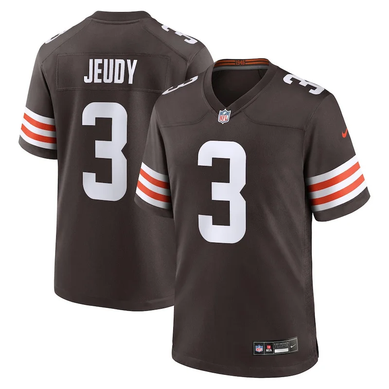 Isaiah McGuire 57 Cleveland Browns Jersey Team Game - Brown - Image 3
