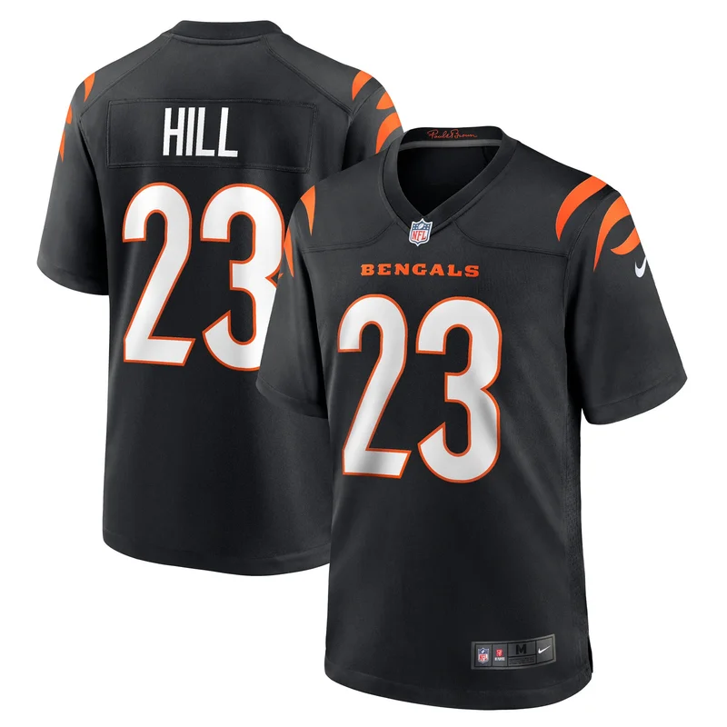 Daxton Hill Cincinnati Bengals Jersey Player Game - Black
