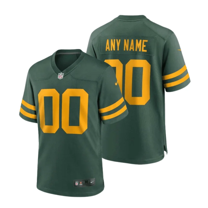 Green Bay Packers Jersey Custom Game - Green - Image 2