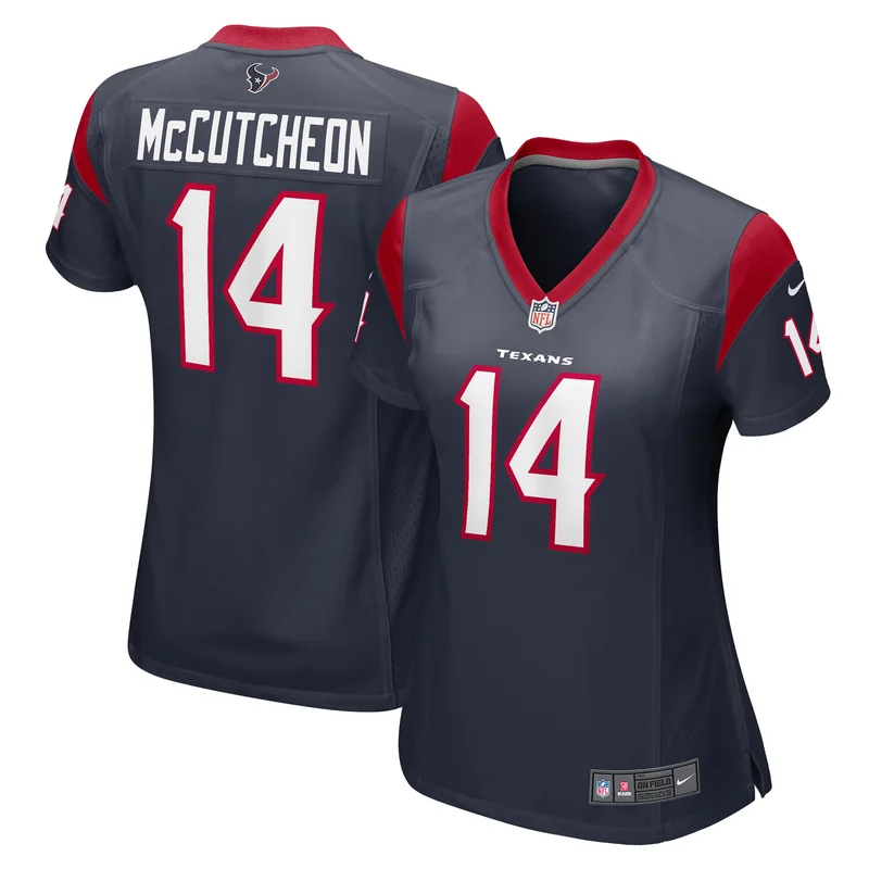 Lance McCutcheon Houston Texans Jersey Team Game - Navy