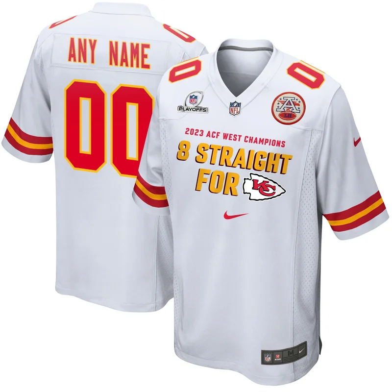 Justyn Ross 8 Kansas City Chiefs Jersey Home Game - Red - Image 3