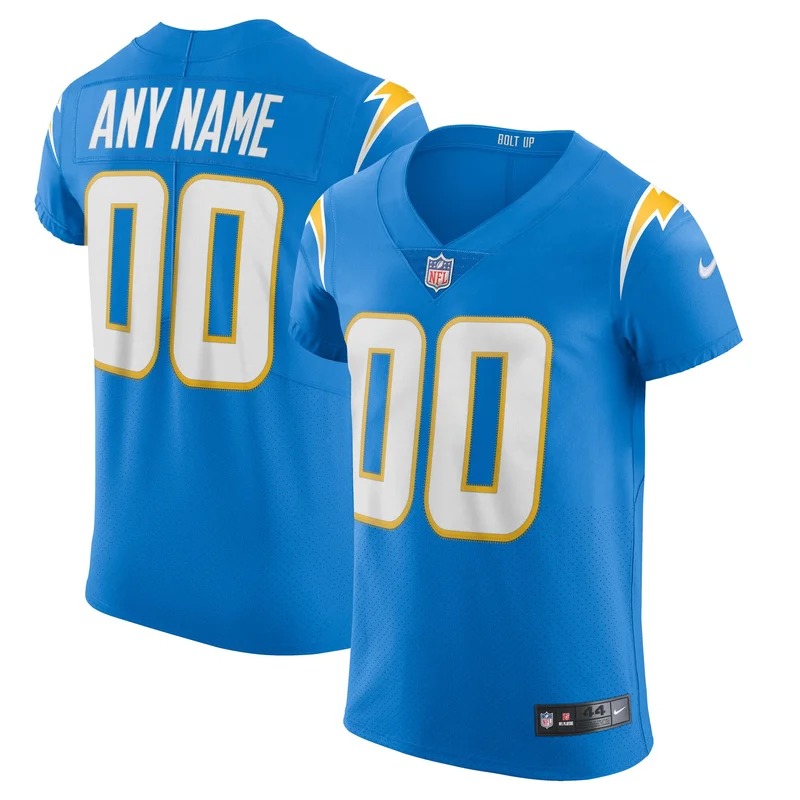 Los Angeles Chargers Jersey Vapor Elite Custom - Powder Blue