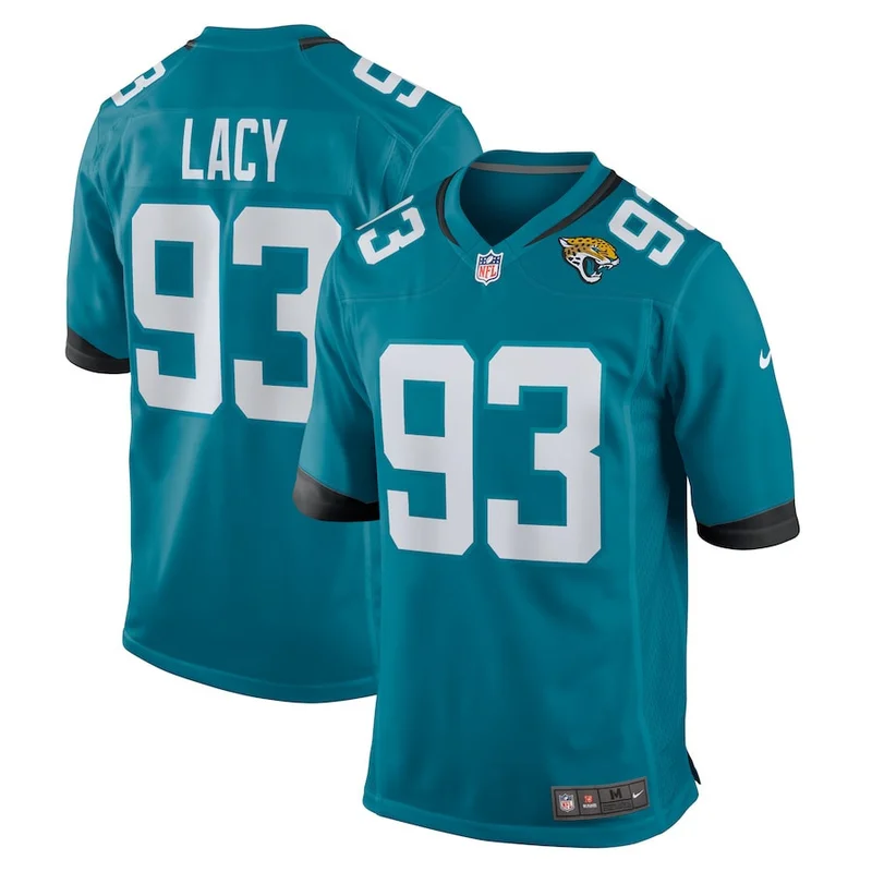 Nathan Rourke 12 Jacksonville Jaguars Jersey Team Game - Teal - Image 3