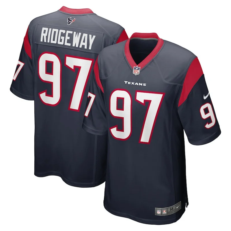 Hassan Ridgeway 97 Houston Texans Game Jersey - Navy