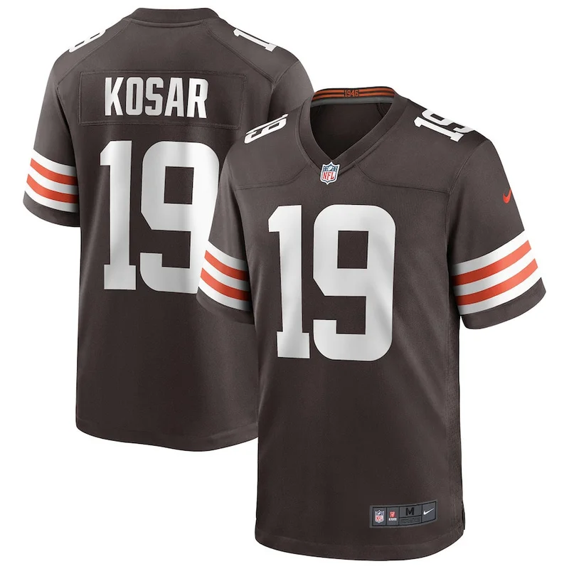 Lou Groza 76 Cleveland Browns Game Jersey Retired - Brown - Image 4