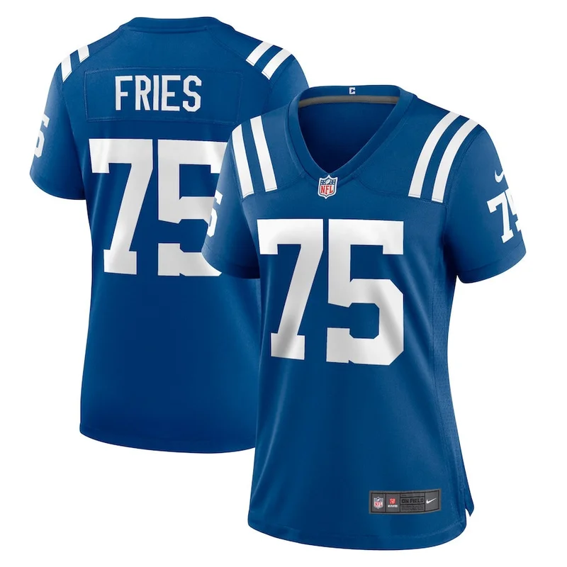 Will Fries 75 Indianapolis Colts Jersey Team Game - Royal - Image 2
