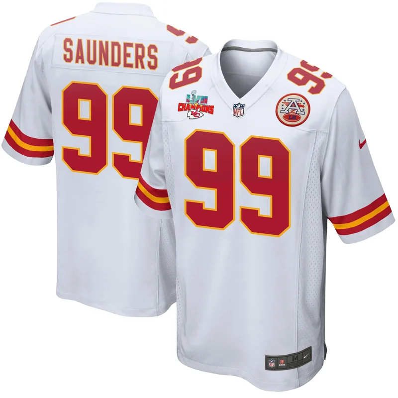Kansas City Chiefs Jersey Super Bowl LVIII Patch Game Custom - Red - Image 4