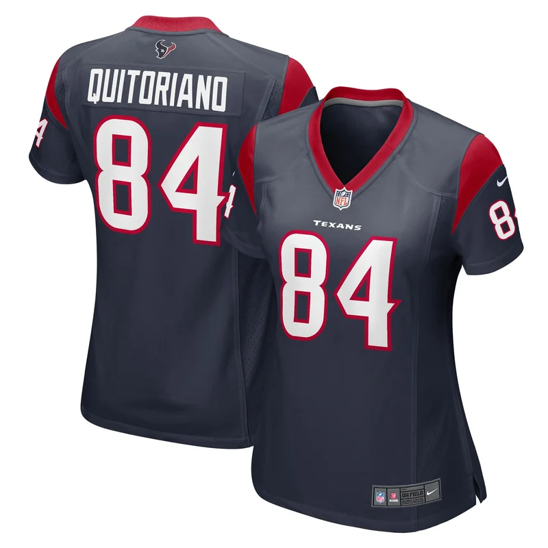 Teagan Quitoriano Houston Texans Game Jersey Player - Navy