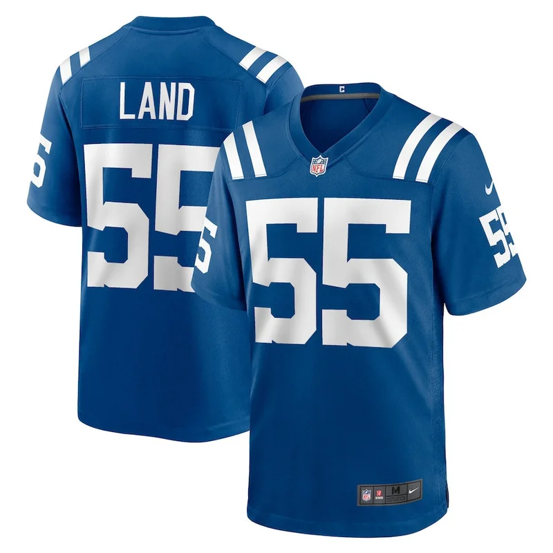 Isaac Taylor-Stuart 37 Indianapolis Colts Jersey Team Game - Royal - Image 3