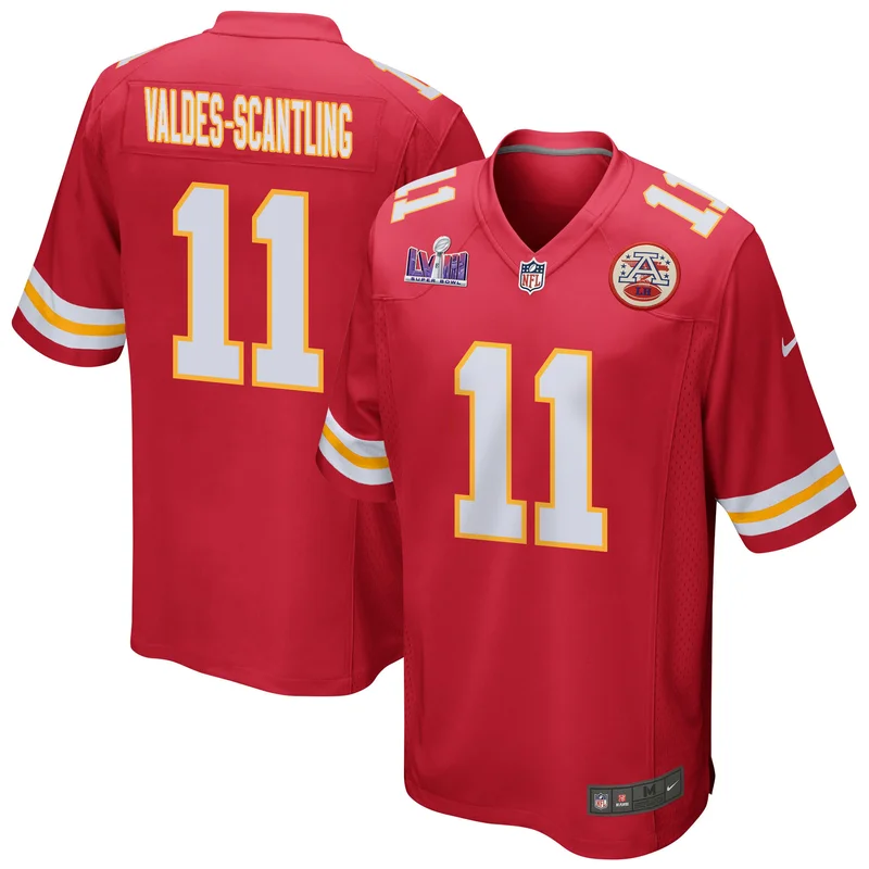 Malik Herring Kansas City Chiefs Jersey Team Game Player - Red - Image 3