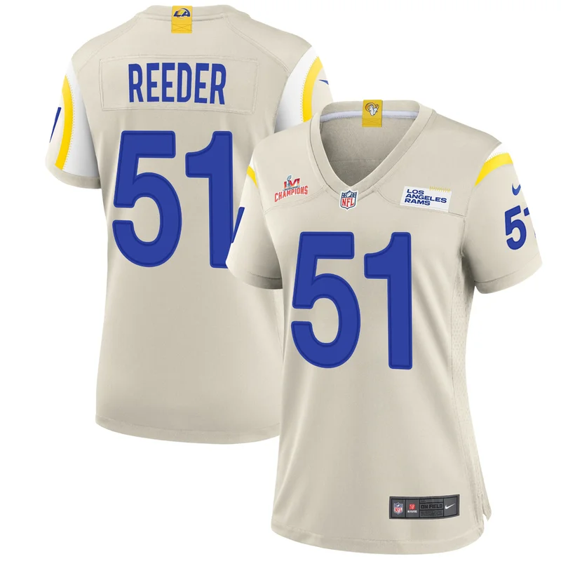 Super Bowl LVI Champions Los Angeles Rams Jersey Tremayne Anchrum Jr 72 Bone's - Image 3