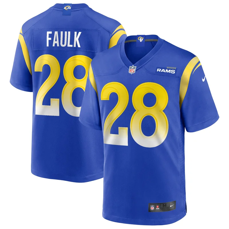 Logan Bruss Los Angeles Rams Game Jersey Player - Royal - Image 4