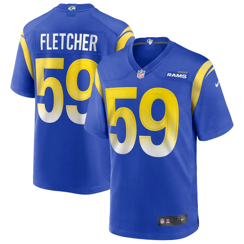 Logan Bruss Los Angeles Rams Game Jersey Player - Royal - Image 2