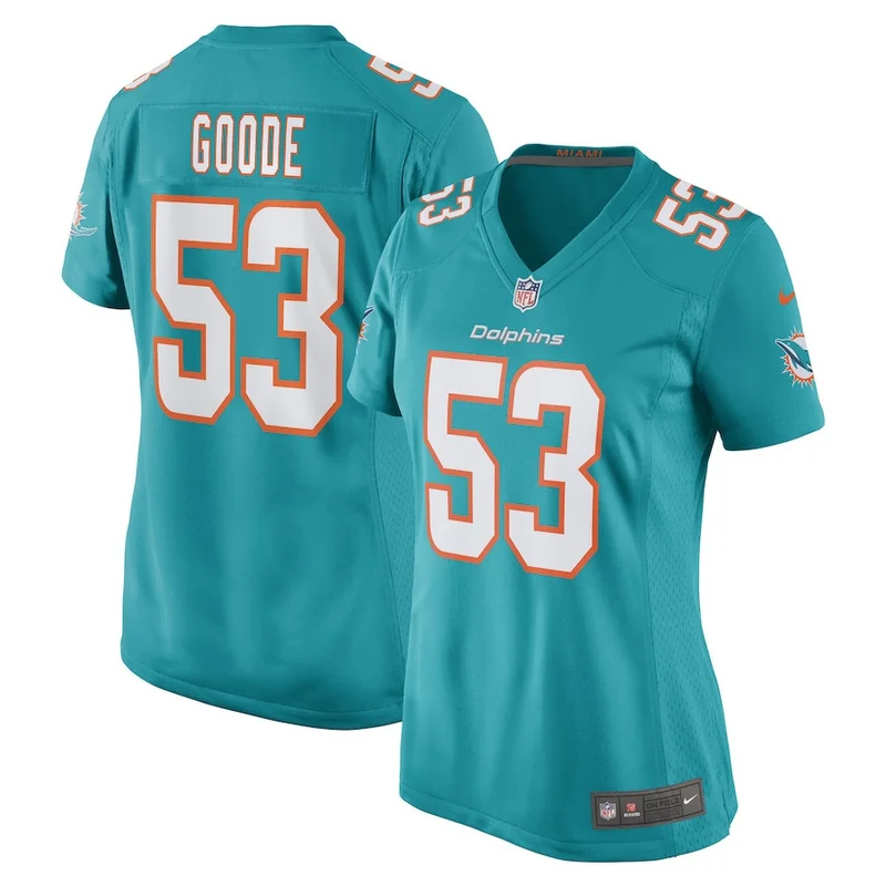 Byron Cowart 95 Miami Dolphins Game Jersey - Aqua - Image 5
