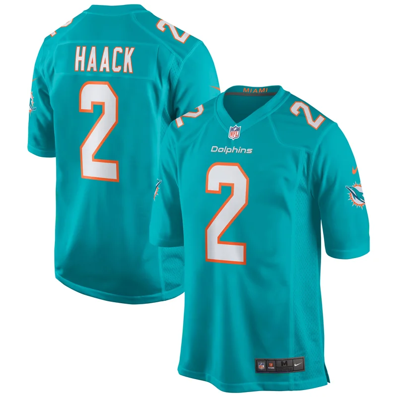 Mark Clayton Miami Dolphins Game Jersey Retired Player - Aqua - Image 3