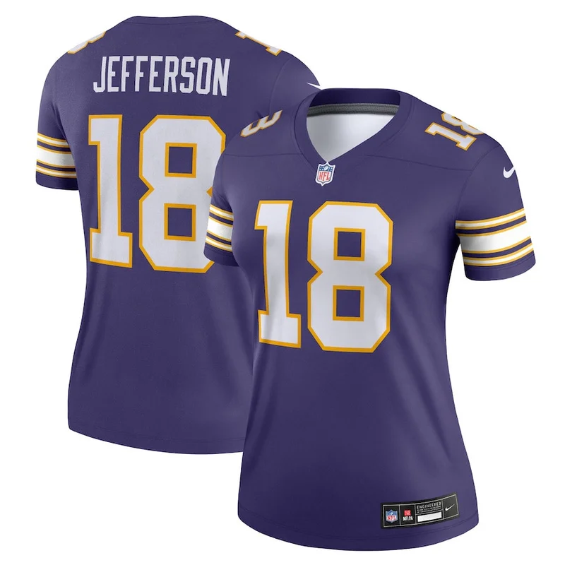 Jonah Williams 92 Minnesota Vikings Jersey Team Game - Purple - Image 3
