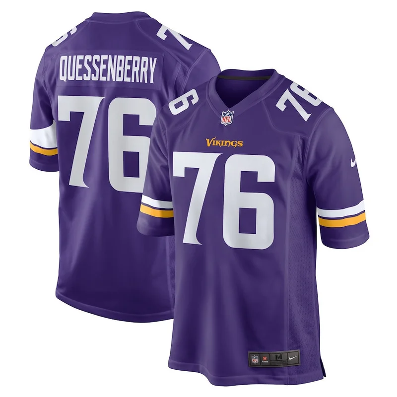 Dan Chisena 85 Minnesota Vikings Game Jersey - Purple - Image 2