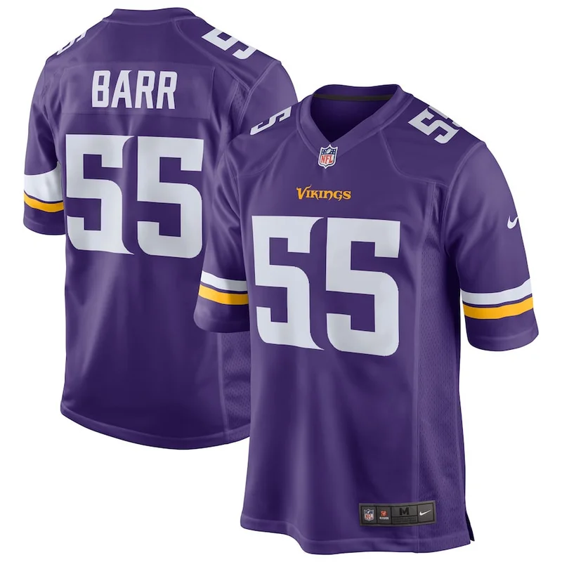 Tay Gowan Minnesota Vikings Jersey Home Game Player - Purple - Image 5