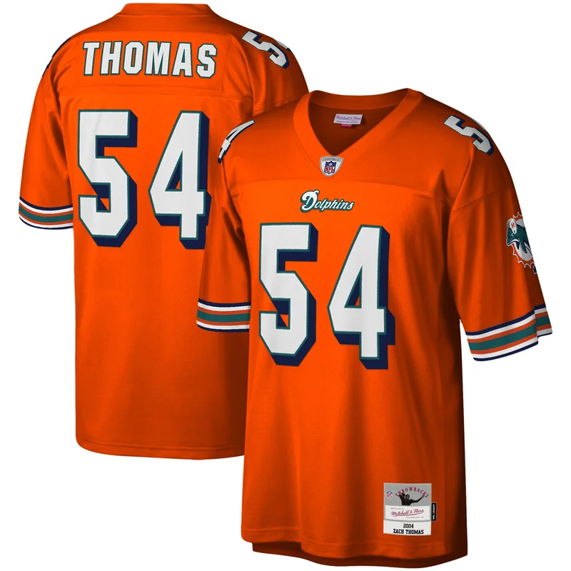 Zach Thomas Miami Dolphins Jersey Legacy - Orange