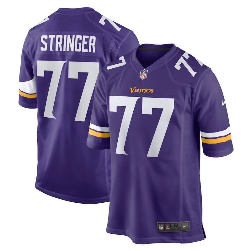 Korey Stringer 77 Minnesota Vikings Jersey Retired - Purple