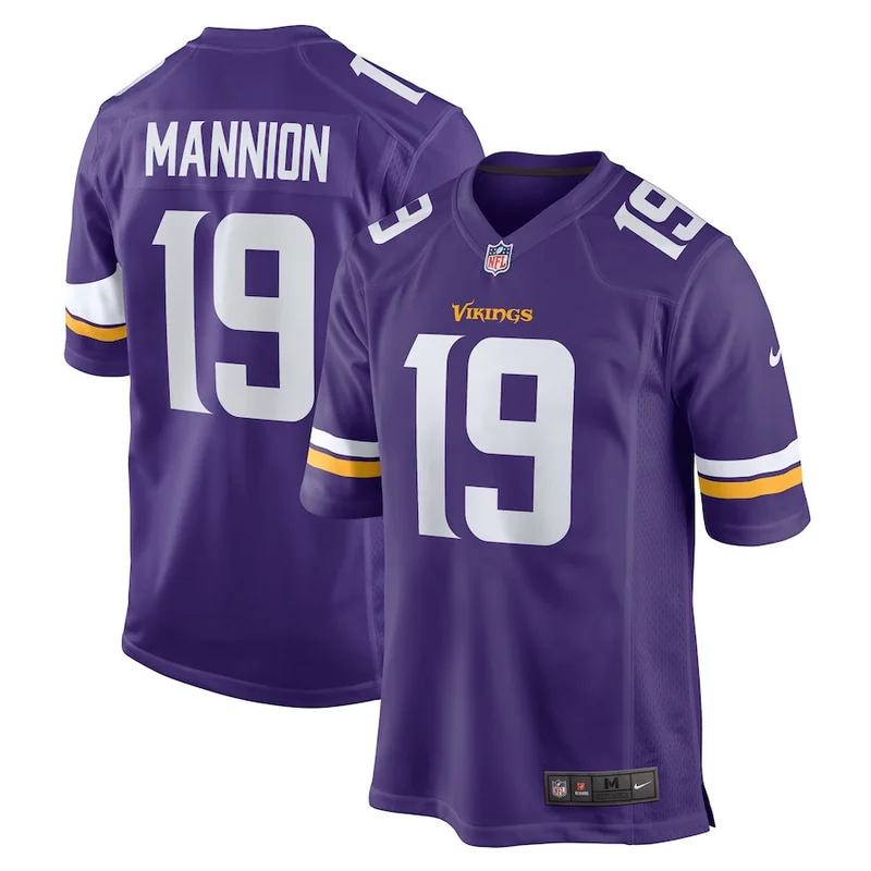 Kenny Willekes 79 Minnesota Vikings Game Jersey - Purple - Image 4