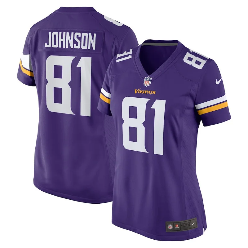 Andrew Van Ginkel 43 Minnesota Vikings Jersey Team Game - Purple - Image 2
