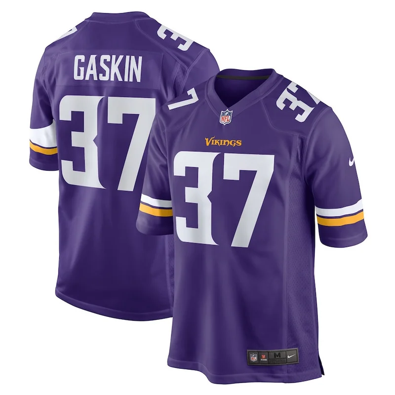 Joshua Dobbs 15 Minnesota Vikings Jersey Alternate Game - Purple - Image 5