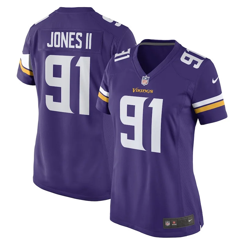 Minnesota Vikings Game Jersey Player - Purple - Image 4