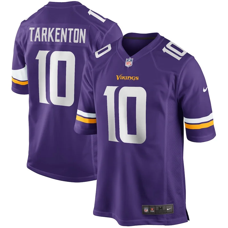Dan Chisena 85 Minnesota Vikings Game Jersey - Purple - Image 3