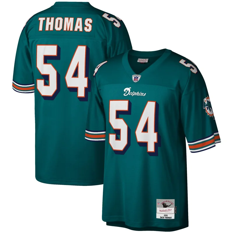 Trent Sherfield 14 Miami Dolphins Game Jersey - Aqua - Image 5