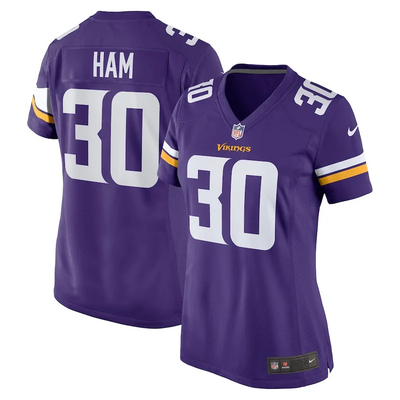 Green III Minnesota Vikings Jersey Team Game - Purple - Image 4