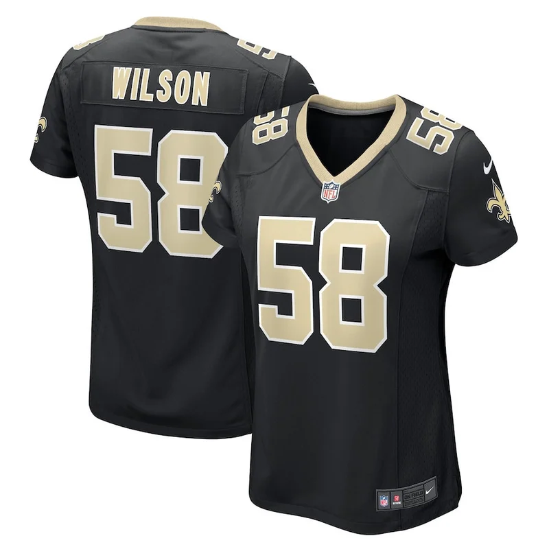 Drew Desjarlais New Orleans Saints Game Jersey Player - Black - Image 4