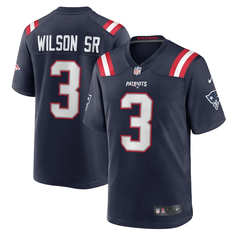 Julian Edelman 11 New England Patriots Game Jersey - Navy - Image 3